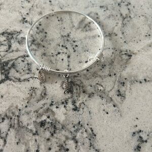 Silver Charm Sea Turtle Bracelet